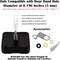Clock Mechanism, 5/16 inches - 59/64 inches Shaft Length Quartz Wall Clock Motor Replacement, Clock Parts Battery Operated (No Clock Hands)